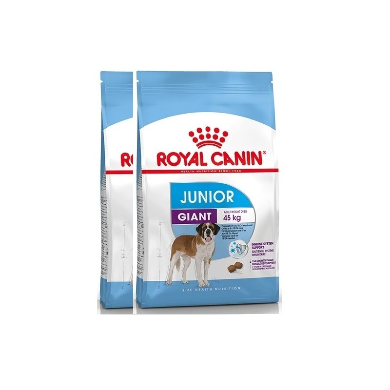 ROYAL CANIN GIANT JUNIOR KG.15 *acquisto minimo 2 sacchi*prezzo riferito alla singola confezione*