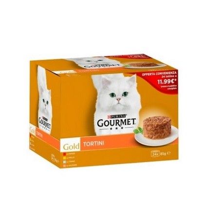GOURMET GOLD TORTINI 24 PEZZI ASSORTINI ( € 0,59 AL PEZZO) 