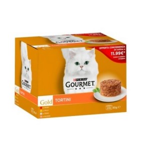 GOURMET GOLD TORTINI 24 PEZZI ASSORTINI ( € 0,59 AL PEZZO) 