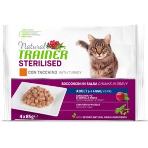 TRAINER BUSTA GR 85 STERILIZZATO TACCHINO X4 PEZZI