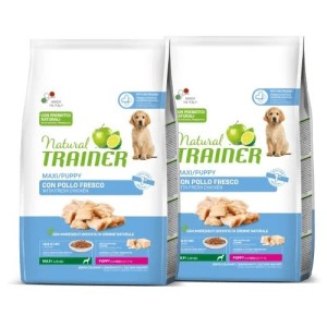TRAINER DOG NATURAL PUPPY MAXI KG. 12 *acquisto minimo 2 sacchi*prezzo riferito alla singola confezione*