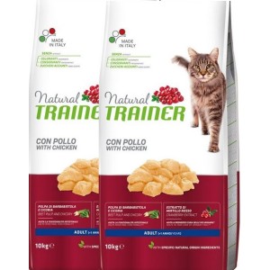 TRAINER FELINE NATURAL ADULT POLLO KG 10 *acquisto minimo 2 sacchi*prezzo riferito alla singola confezione*