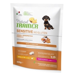 TRAINER SENSITIV PUPPY SMALL & TOYS SALMONE E CEREALI GR 800