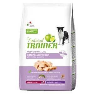 TRAINER DOG NATURAL MATURITY MEDIUM CON POLLO FRESCO KG 12