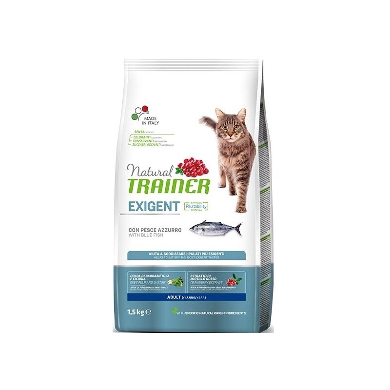 TRAINER FELINE EXIGENT PESCE AZZURRO 1,5kg