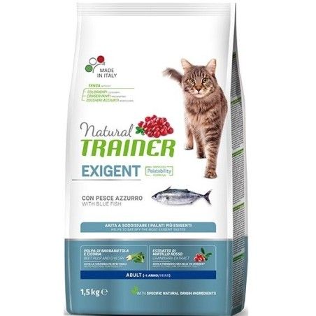 TRAINER FELINE EXIGENT PESCE AZZURRO 1,5kg