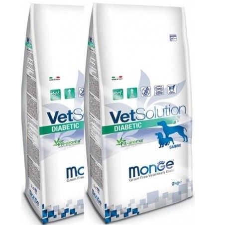MONGE VETSOLUTION CANE DIABETIC KG.12 - *acquisto minimo 2 sacchi*prezzo riferito alla singola confezione*