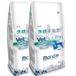 MONGE VETSOLUTION CANE DIABETIC KG.12 - *acquisto minimo 2 sacchi*prezzo riferito alla singola confezione*