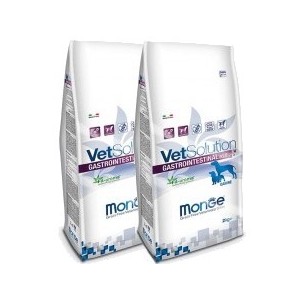 MONGE VETSOLUTION CANE GASTROINTESTINAL ADULT KG.12**acquisto minimo 2 sacchi*prezzo riferito alla singola confezione*