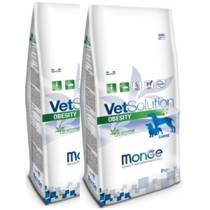 MONGE VETSOLUTION CANE OBESITY KG.12 **acquisto minimo 2 sacchi*prezzo riferito alla singola confezione*