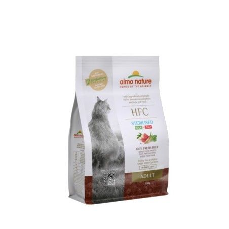 ALMO HFC CAT 300GR ADULT STERILISED MANZO FRESCO