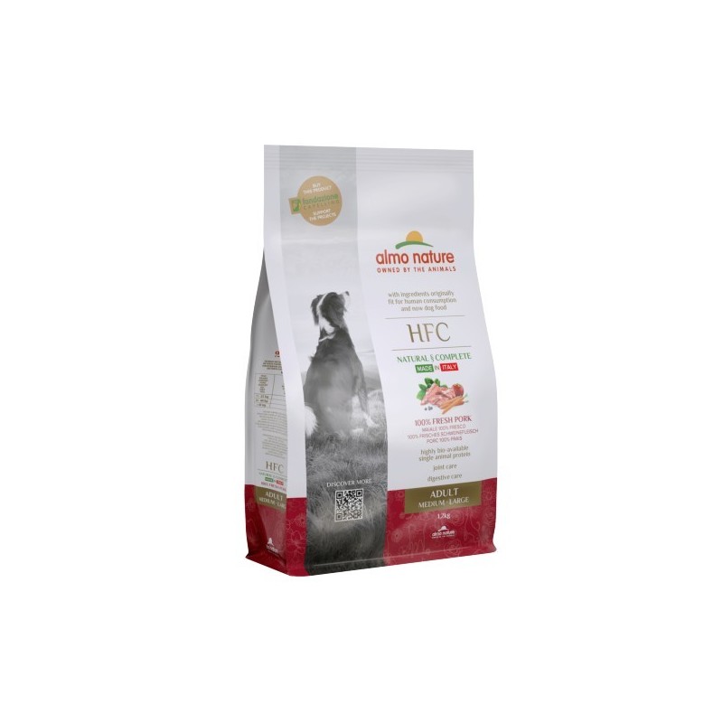 ALMO HFC DOG 1.2KG ADULT M-L MAIALE FRESCO ...