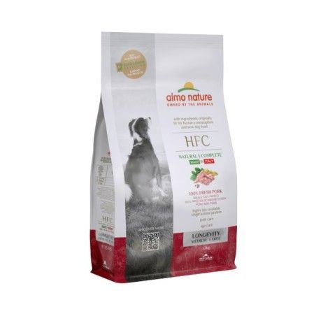 ALMO HFC DOG 1.2KG LONGEVITY M-L MAIALE FRESCO ...