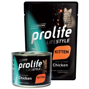 PROLIFE CAT BUSTA GR.85 LIFE STYLE KITTEN CHICKEN