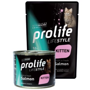 PROLIFE CAT BUSTA GR.85 LIFE STYLE KITTEN SALMON