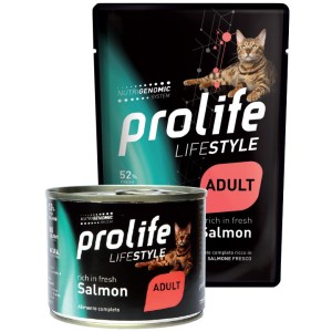PROLIFE CAT BUSTA GR.85 LIFE STYLE ADULT SALMON