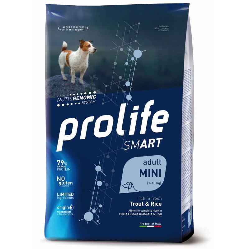 PROLIFE DOG ADULT TROUT & RICE - MINI GR. 600