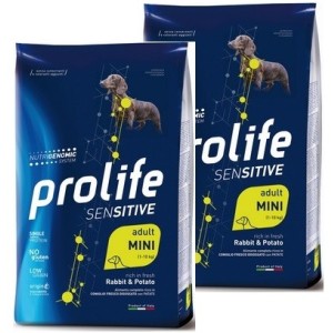 PROLIFE DOG SENS.RABBIT & POTATO- MINI KG. 7 *acquisto minimo 2 sacchi*prezzo riferito alla singola confezione*
