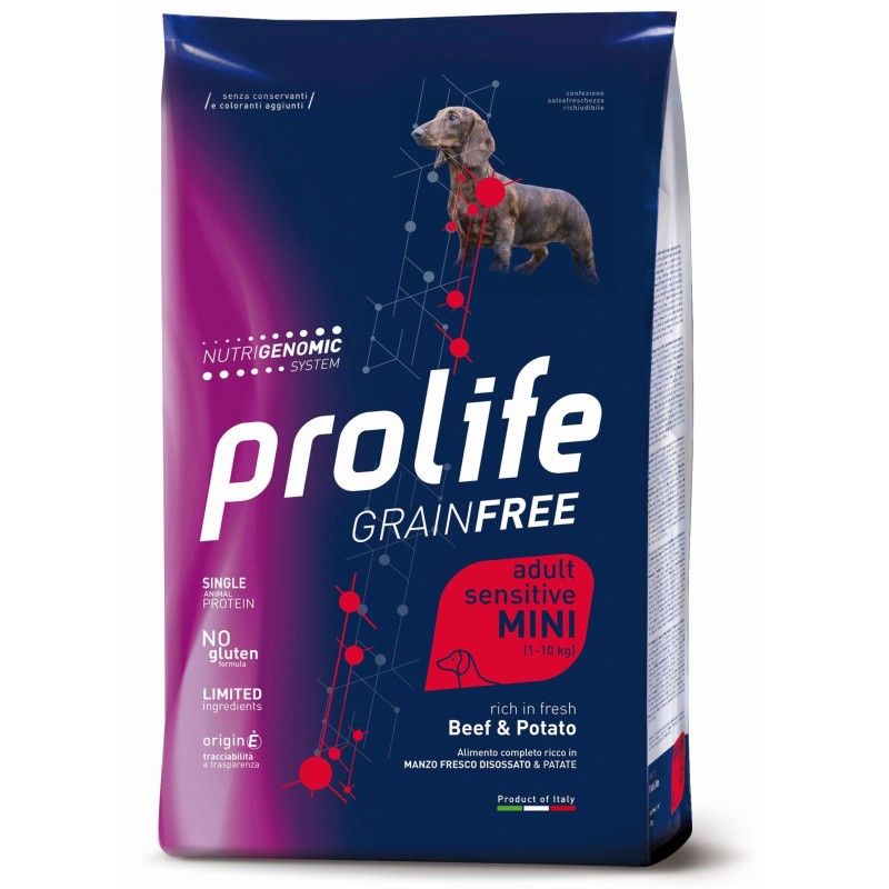 PROLIFE DOG ADULT SENS. BEEF & POTATO - MINI GR. 600