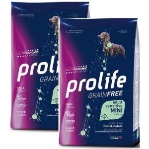 PROLIFE DOG ADULT SENS. FISH & POTATO - MINI KG. 7 *acquisto minimo 2 sacchi*prezzo riferito alla singola confezione*