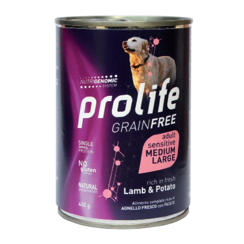 PROLIFE DOG ADULT SENS. LAMB & POTATO - MEDIUM/LARGE GR. 400