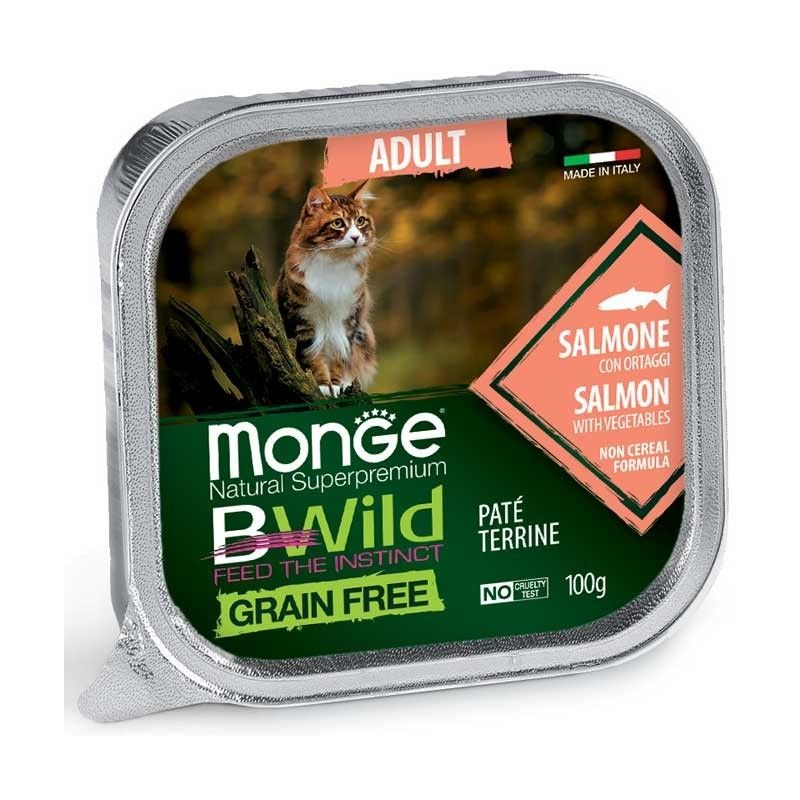 MONGE BWILD VASC. SALMONE ORTAGGI GR. 100