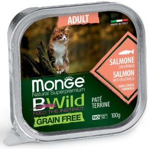 MONGE BWILD VASC. SALMONE ORTAGGI GR. 100