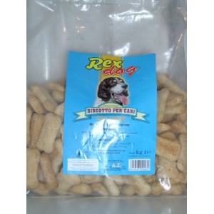 REX BISCOTTI PER CANI CARNE KG. 1