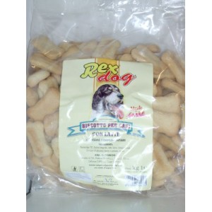 REX BISCOTTI PER CANI LATTE KG. 1