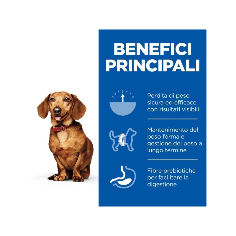 HILL'S SCIENCE PLAN PERFECT WEIGHT SMALL & MINI ADULT ALIMENTO PER CANI CON POLLO KG. 1,5