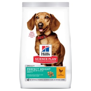 HILL'S SCIENCE PLAN PERFECT WEIGHT SMALL & MINI ADULT ALIMENTO PER CANI CON POLLO KG. 1,5