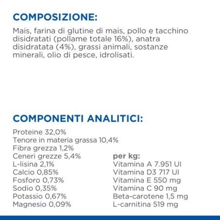 HILL'S SCIENCE PLAN STERILISED CAT ADULT ALIMENTO PER GATTI CON ANATRA KG. 1,5