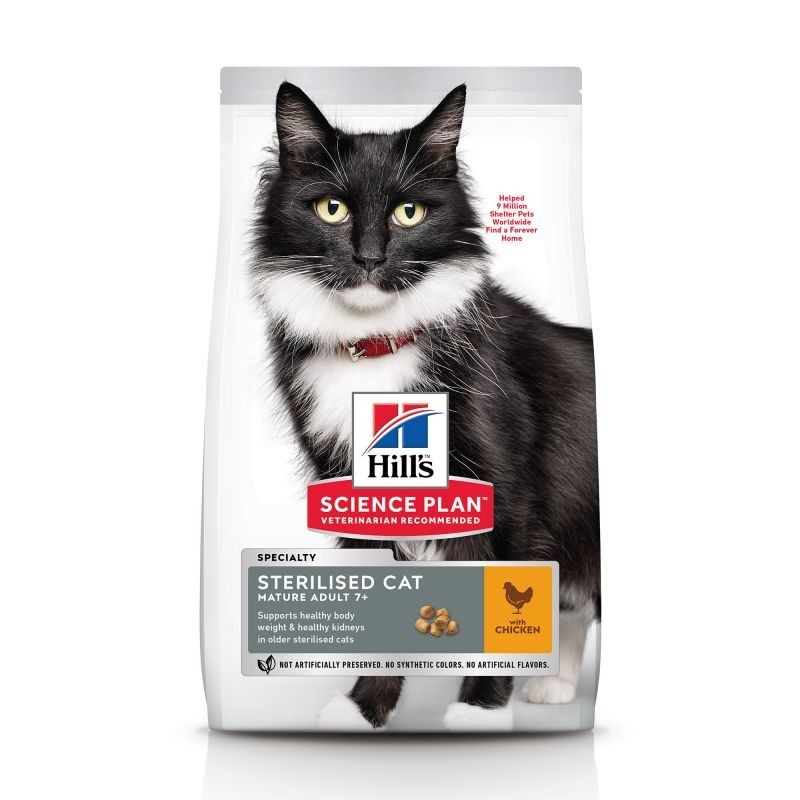 HILL'S..SP FELINE MATURE ADULT 7+ STERILISED GR. 300
