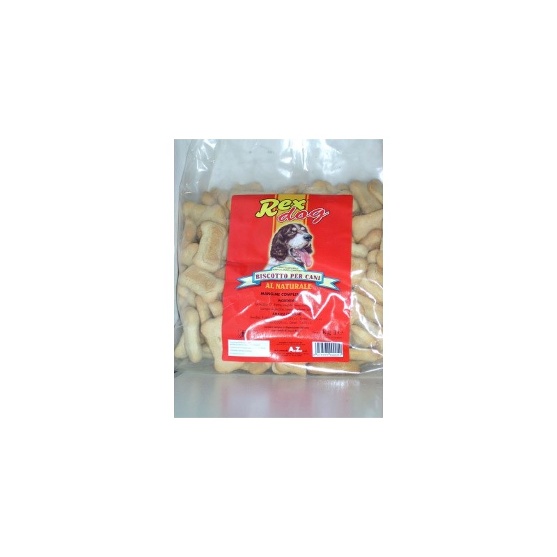 REX BISCOTTI PER CANI NATURALI KG. 5