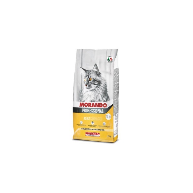 MORANDO CROCC. GATTO STERILIZED POLLO VITELLO KG. 1,5