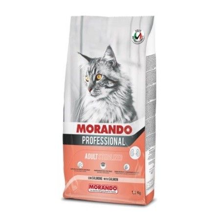 MORANDO CROCC. GATTO STERILIZED SALMONE KG. 1,5
