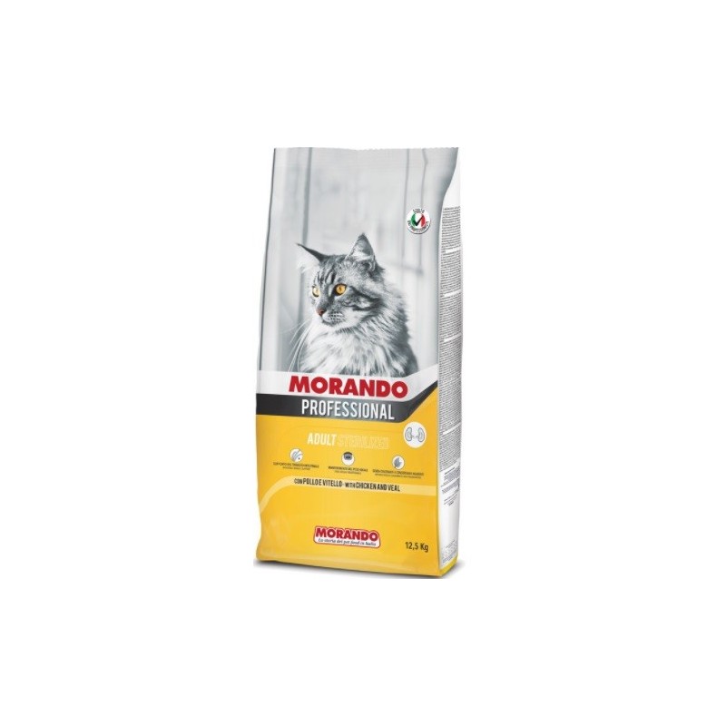 MORANDO CROCC. GATTO STERILIZED POLLO VITELLO KG. 12,5