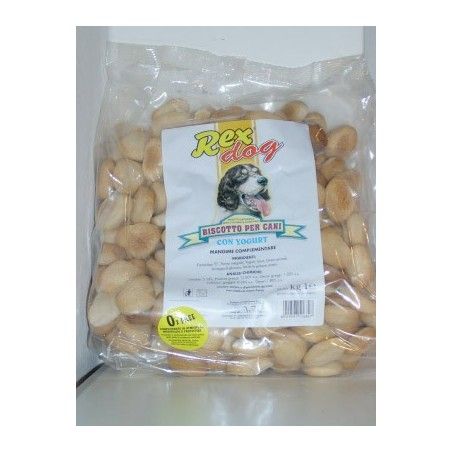 REX BISCOTTI PER CANI YOGURT KG. 1
