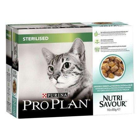 PURINA PROPLAN MULTIPACK BUSTE 10X85GR STERILISED MERLUZZO