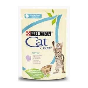 PURINA CAT CHOW BUSTA KITTEN TACCHINO E ZUCCHINE GR. 85