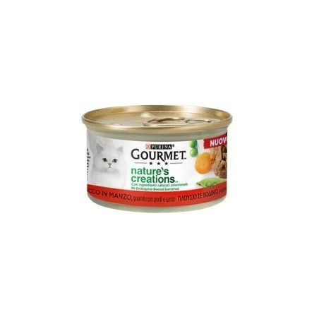 GOURMET NATURE'S C. 85GR MANZO PISELLI E CAROTE