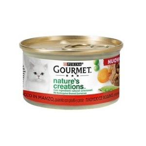 GOURMET NATURE'S C. 85GR MANZO PISELLI E CAROTE