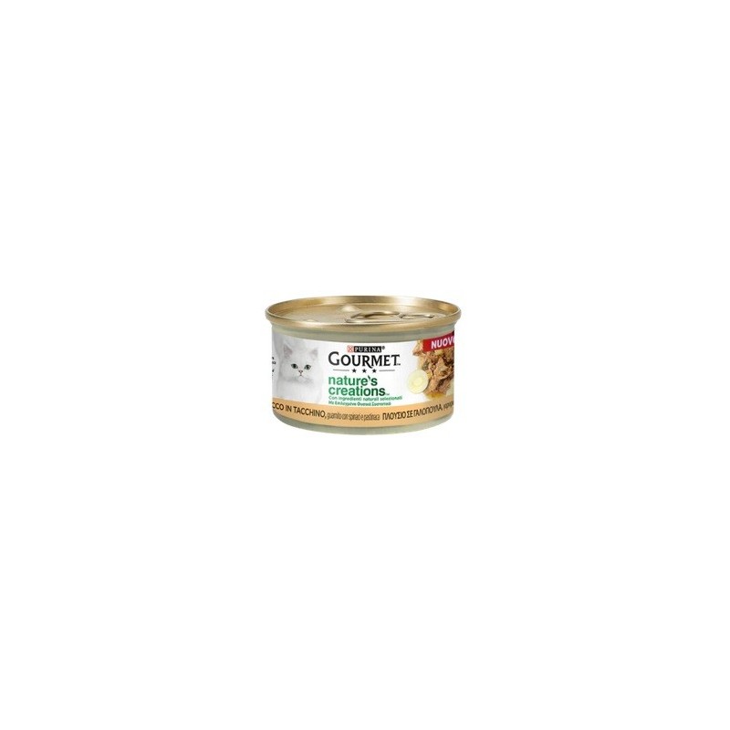 GOURMET NATURE'S C. 85GR TACCHINO E SPINACI