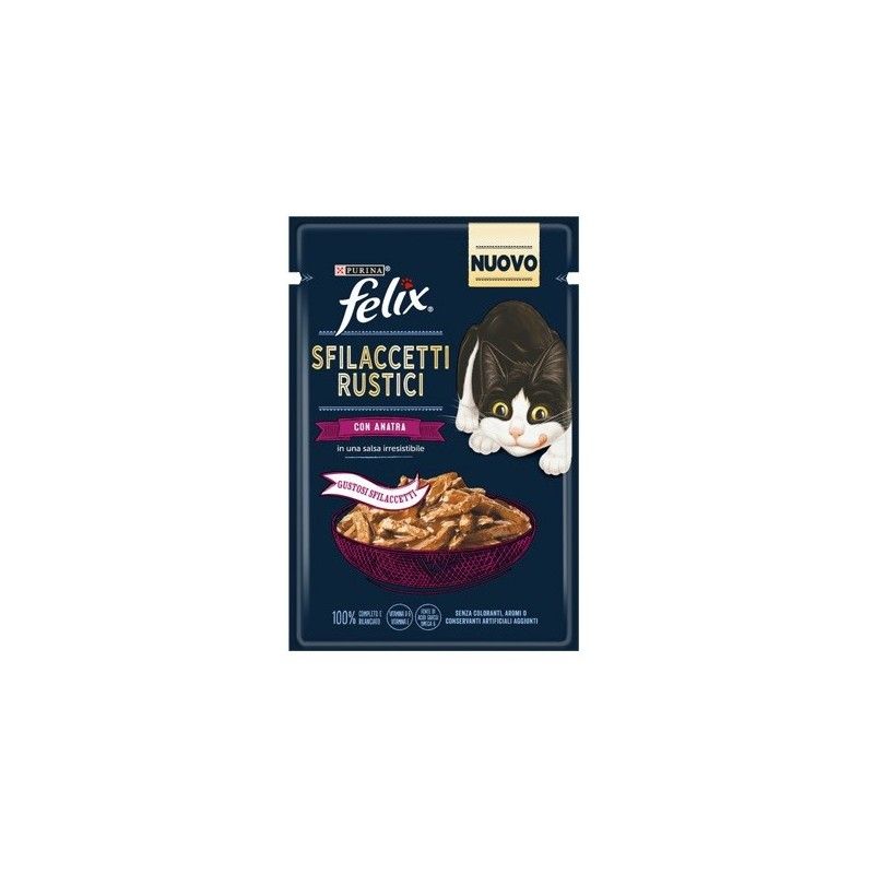 FELIX BUSTA 80 GR SFILACCETTI RUSTICI ANATRA