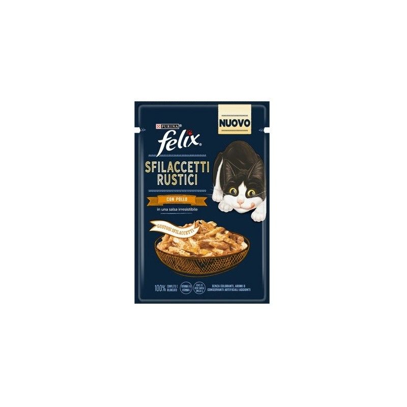 FELIX BUSTA 80 GR SFILACCETTI RUSTICI POLLO