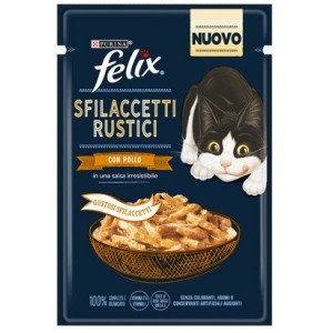 FELIX BUSTA 80 GR SFILACCETTI RUSTICI POLLO