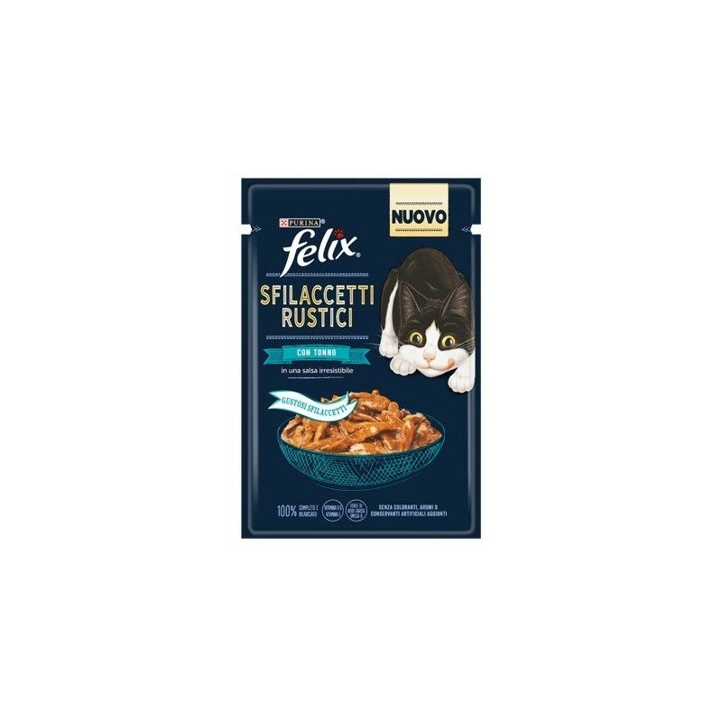 FELIX BUSTA 80 GR SFILACCETTI RUSTICI TONNO