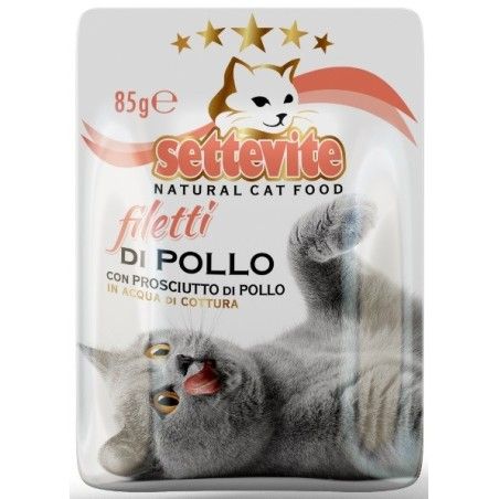 SETTEVITE BUSTA GR. 85 FILETTI DI POLLO CON PROSCIUTTO DI POLLO