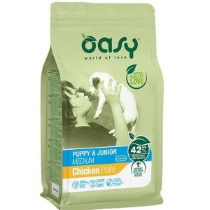 OASY DOG PUPPY JUNIOR MEDIUM POLLO KG 12