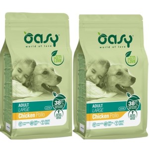 OASY DOG LARGE ADULT POLLO KG. 12 **acquisto minimo 2 sacchi*prezzo riferito alla singola confezione***SPEDIZIONE GRATUITA**
